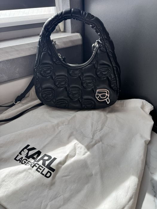 Сумка шкіра Karl Lagerfeld з пильником
