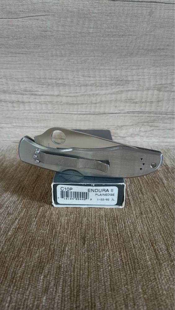 складний ніж Spyderco Endura II C10P 2002 рік Discontinued! Оригінал!
