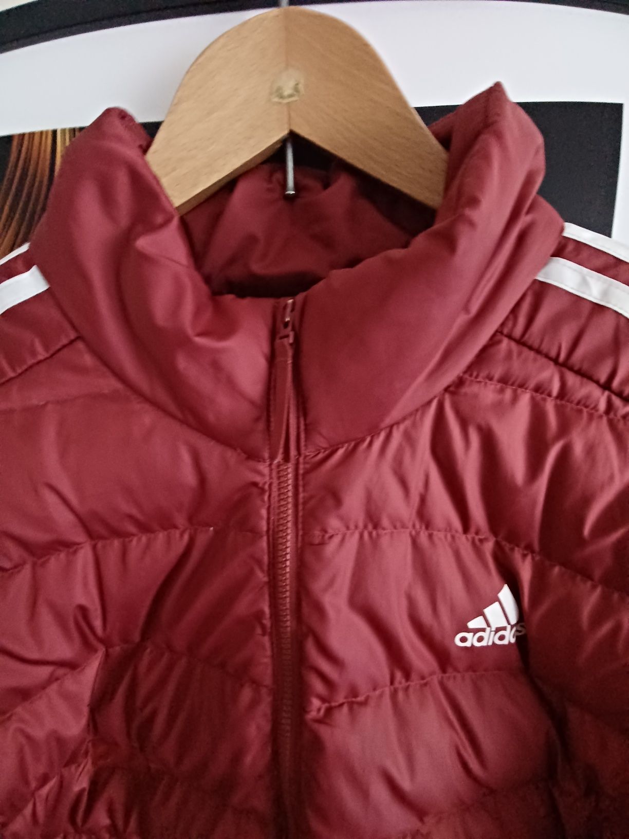 Kurtka męska Adidas puch naturalny