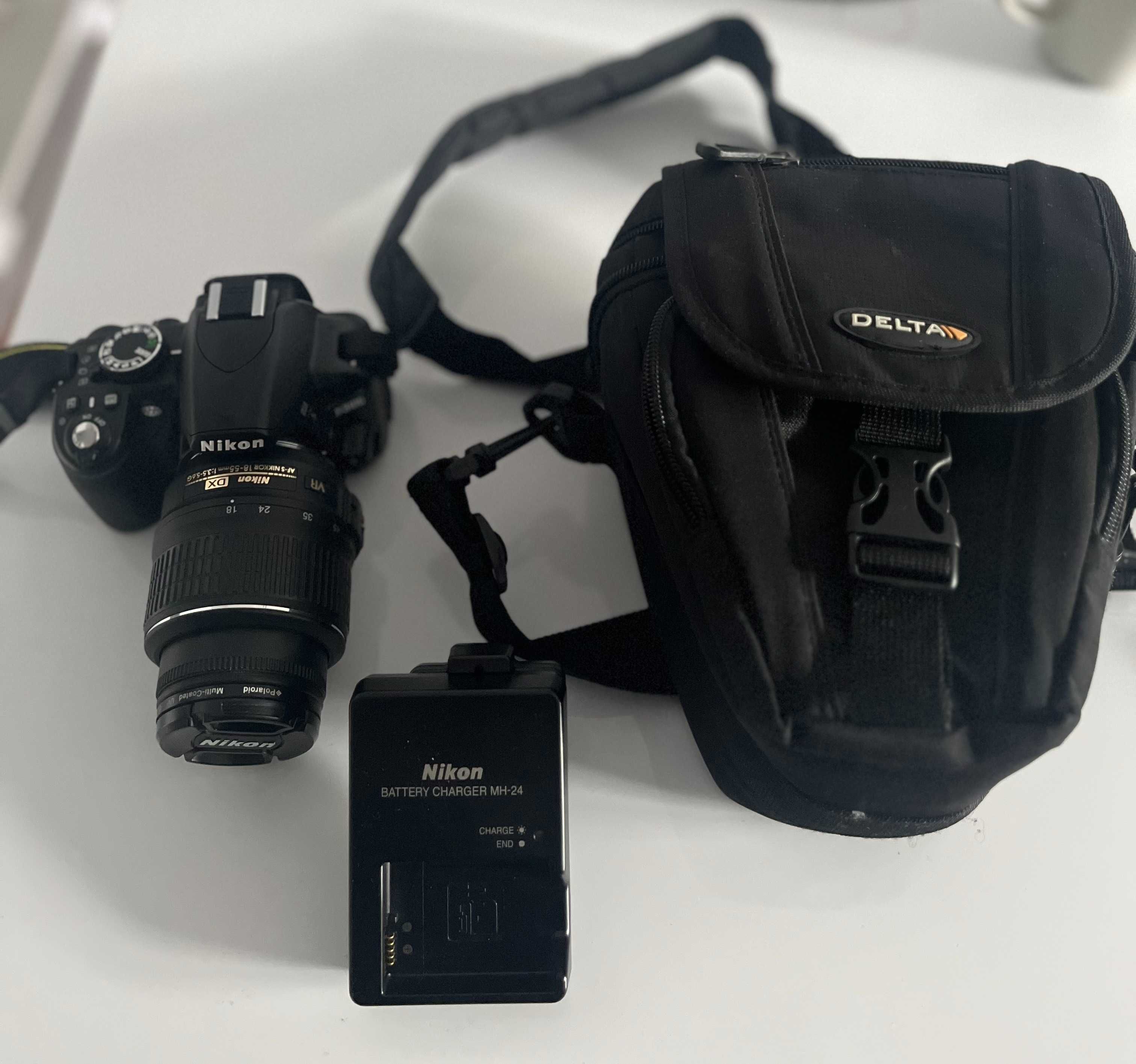 Lustrzanka Nikon D3100 korpus + obiektyw