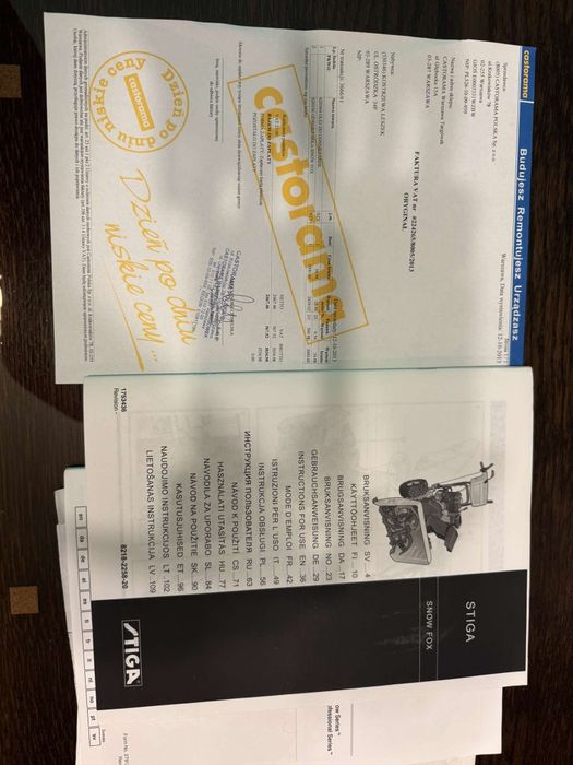 Odśnieżarka Stiga nowa