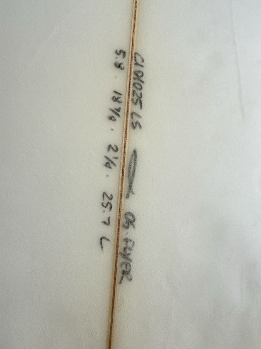 Al Merrick Flyer – 5’8’’ • 18 7/8’’ • 2 1/4’’ • 25,7L