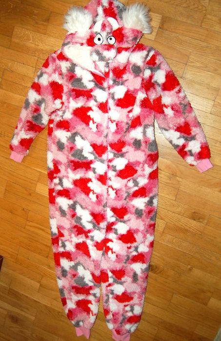 jednoczęściowa piżama ocieplana pajac Next 12 lat 152 cm