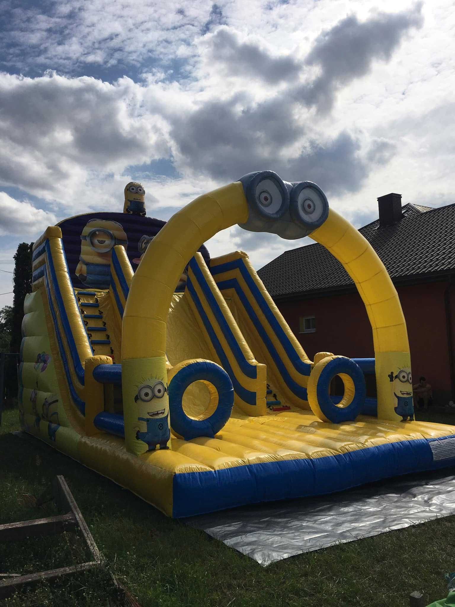 Dmuchańce, zjeżdżalnia dmuchana, zamek dmuchany, tor przeszkód