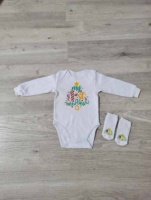 Новорічний боді "Мій перший новий рік".