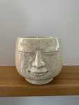 Doniczka oslonka ceramiczna buzia twarz Pepco