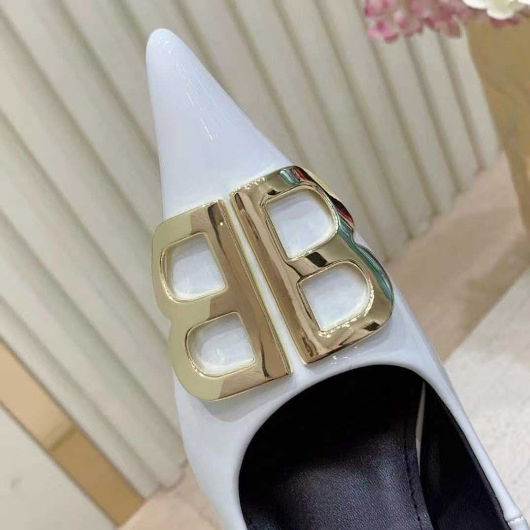 Salto Alto Balenciaga Couro Fem. - Tams. Disponíveis