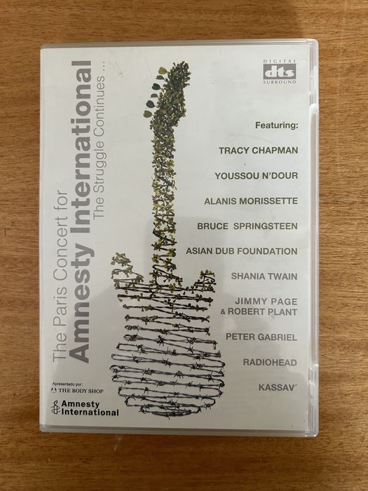 DVD “The Paris concert for Amnesty International”