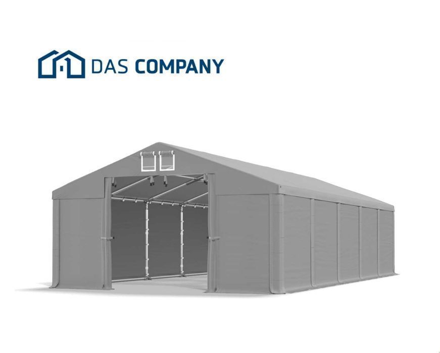 Namiot Magazynowy Całoroczny 8x10x2m Namiot Przemysłowy Handlowy DAS W