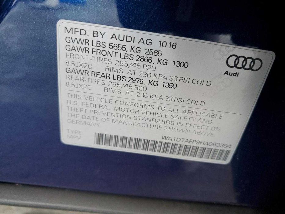 2017 Audi Q5 Premium Plus S-Line