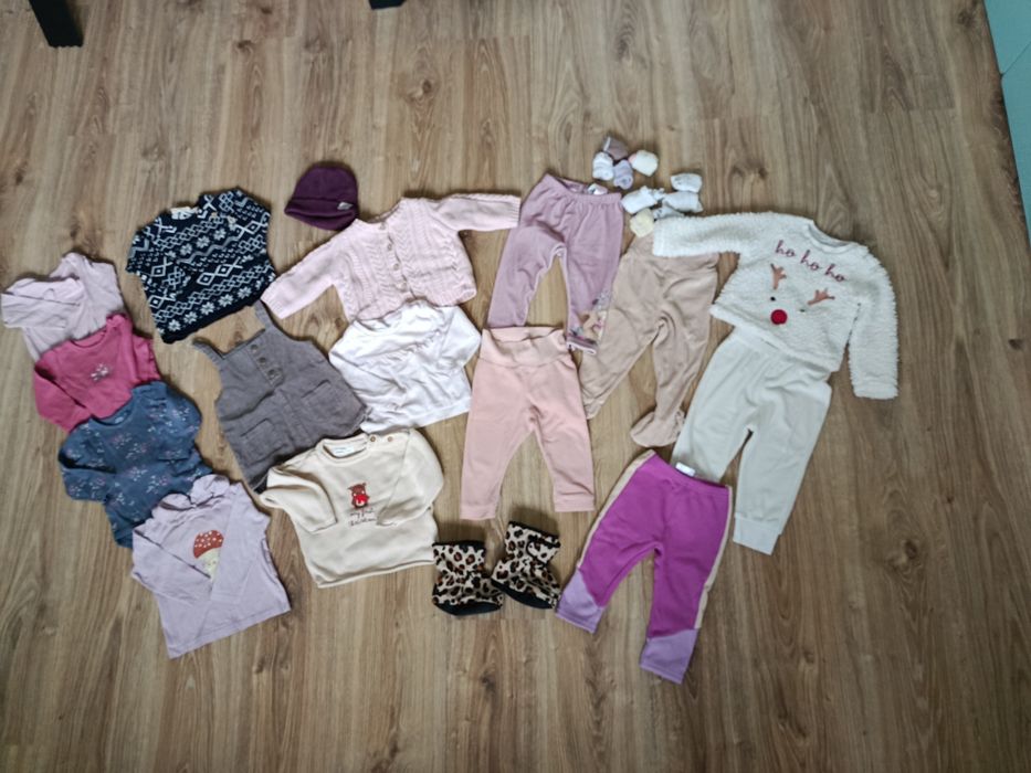 Paka ubranek jesień zima 74/80