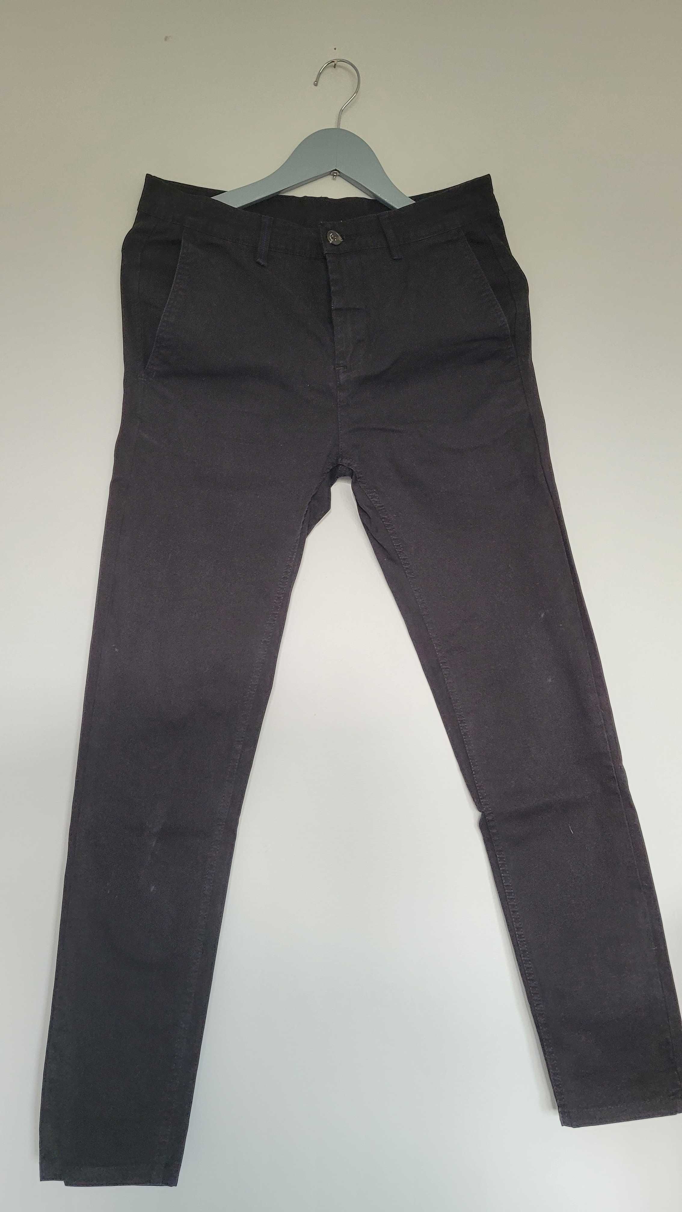 Chinos Zara Man, r. 29, czarne, ok. 170 cm.