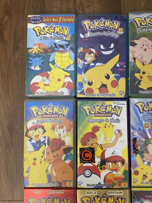 Lote 11 VHS Pokémon PT-PT