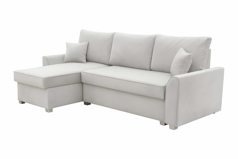 Narożnik rogówka MOLY z funkcją spania sprężyna bonell matt velvet