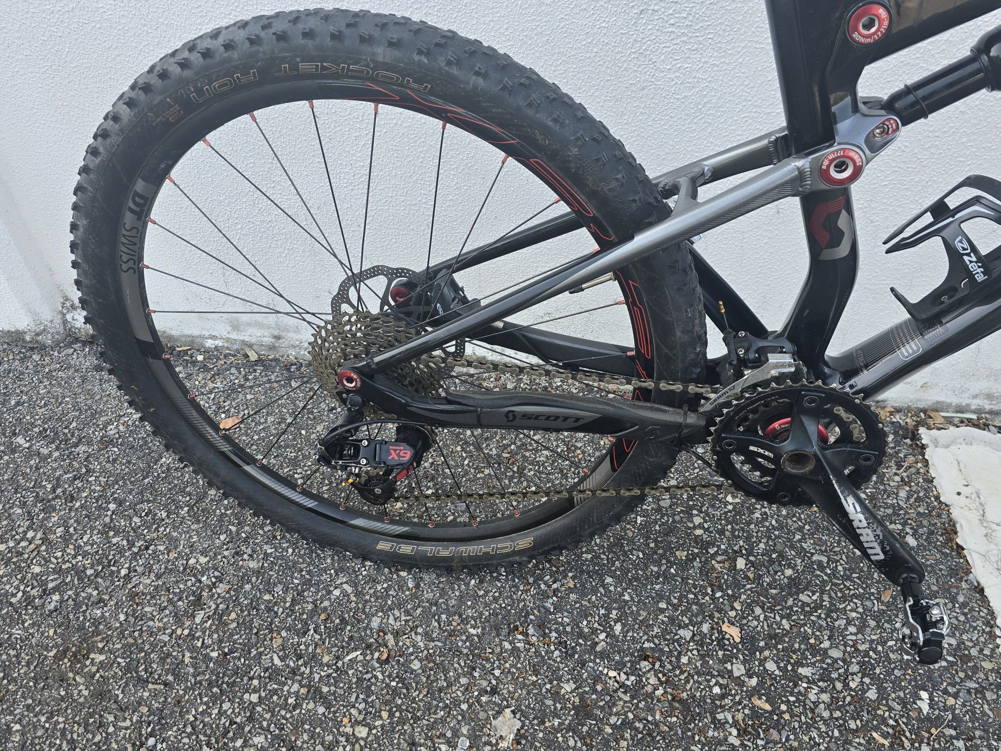 Scott btt carbono m em excelente estado