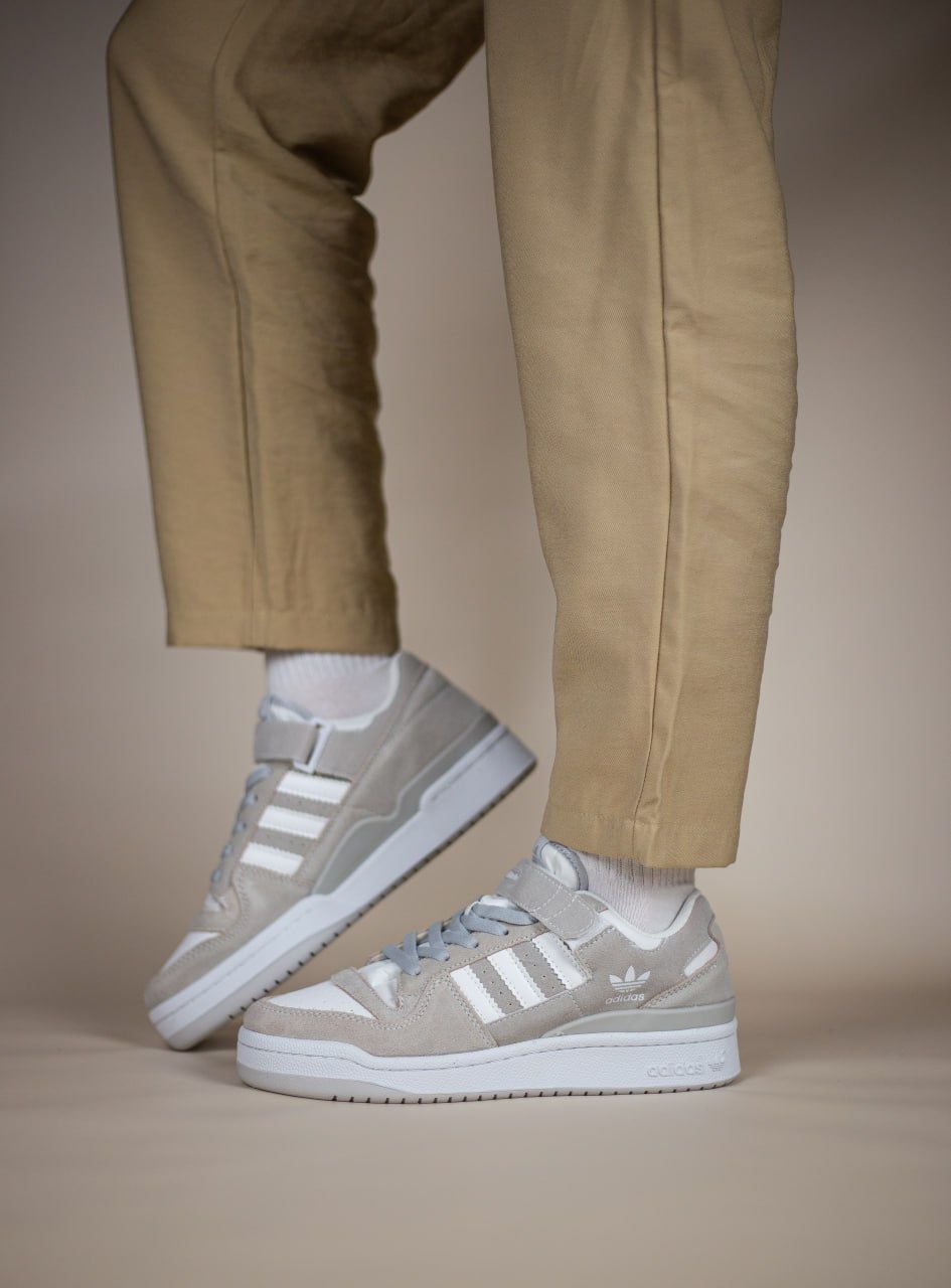 Жіночі кросівки Adidas Forum 84 Low Gray White