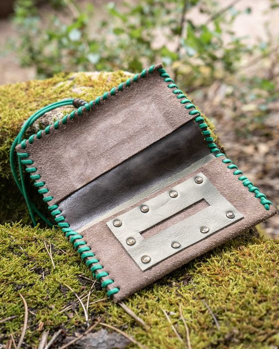 Bolsas para tabaco em couro