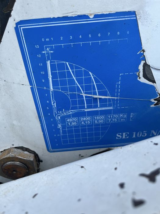 Коан маніпулятор Pesci 105 7.7м        hiab palfinger Atlan fassi