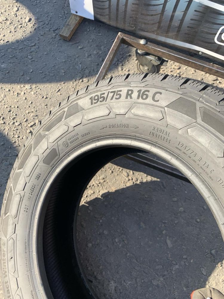 Шини 195/75 R16C Continental зима 2024 рік 6 мм