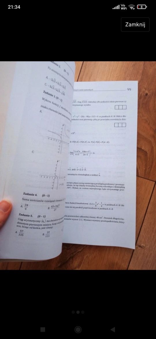 Matematyka rozszerzona zbiór zadań maturalnych