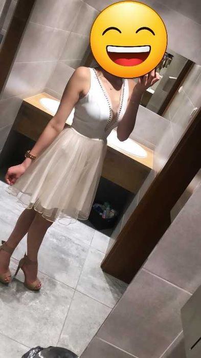 Sukienka z tiulem xs