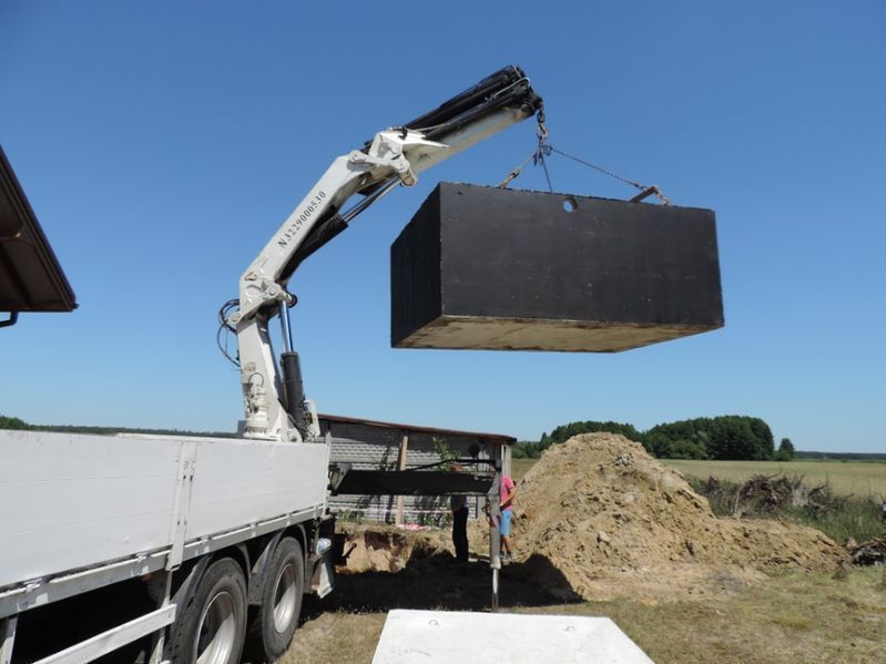Zbiornik na szambo deszczówkę 10m3 BIAŁYSTOK szamba betonowe MOJA WODA