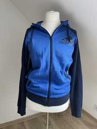 Niebieska bluza na suwak Adidas r.38/40