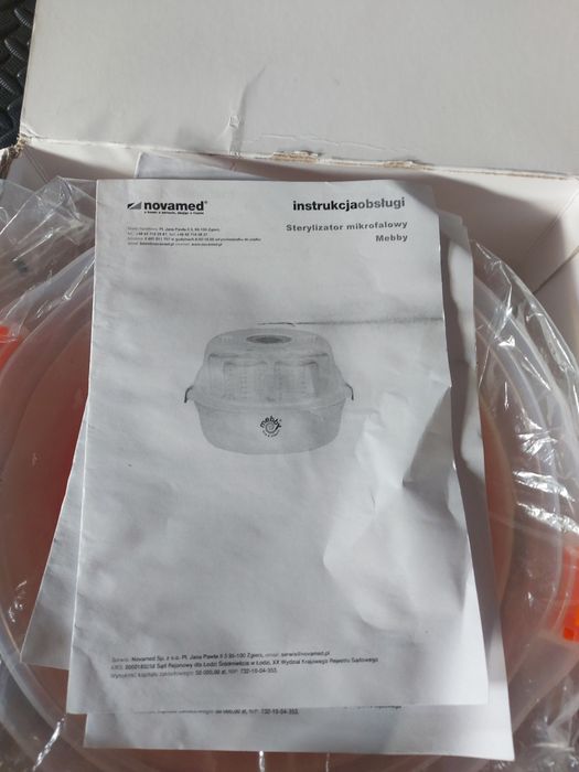 Sterylizator do mikrofalówki na butelki