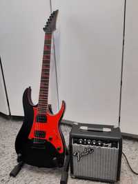 Ibanez GRG131DX-BKF + Fender Frontman 10G