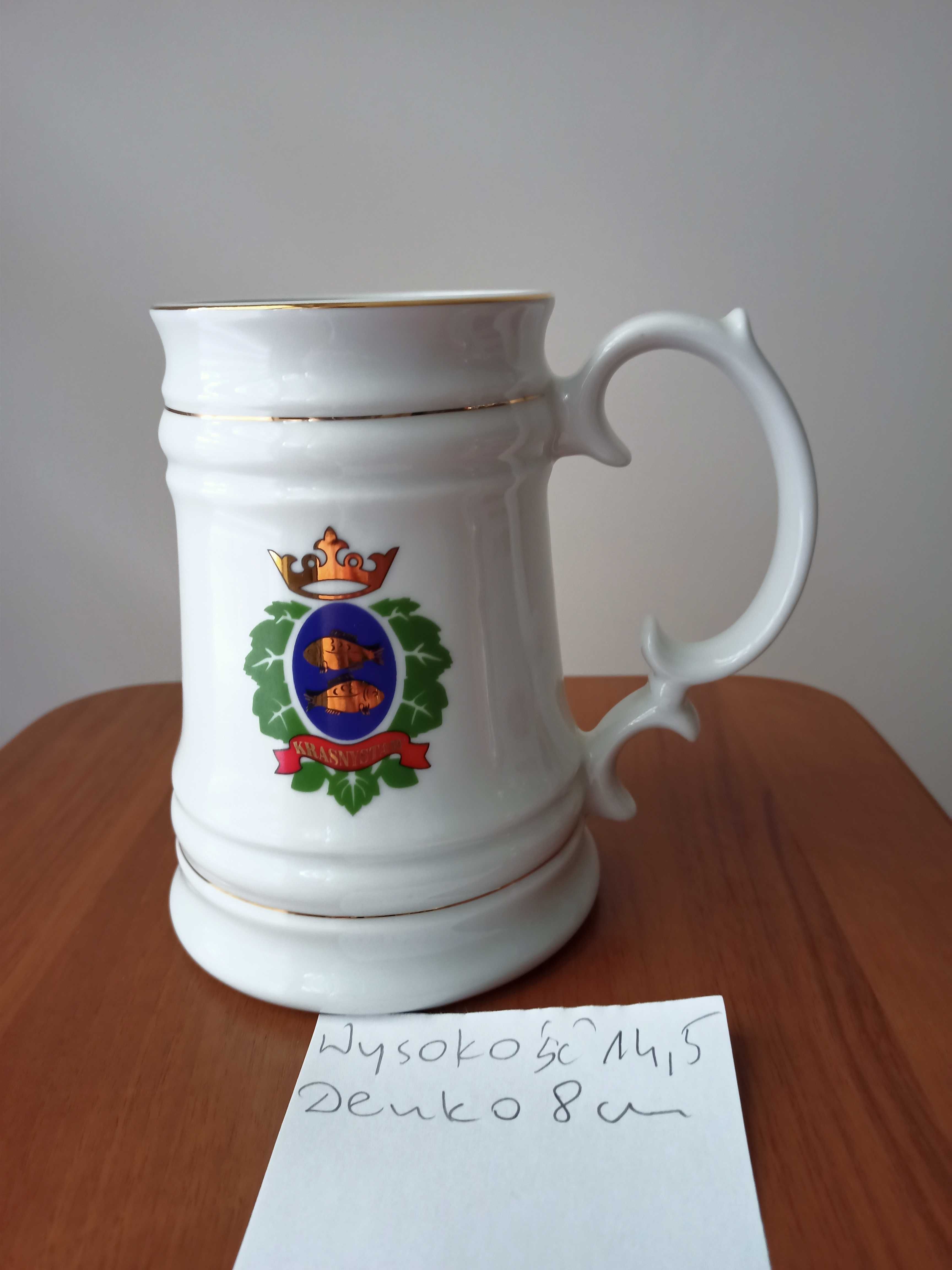 Kufel szkło porcelana CHMIELAKI