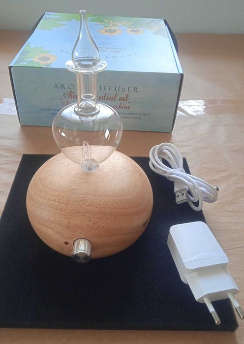 nebulizator do olejków eterycznych szklany bez wody dyfuzor inhalacji