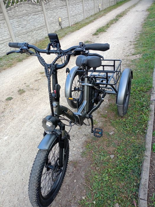 Rower trzykołowy elektryczny e-bike trójkołowiec