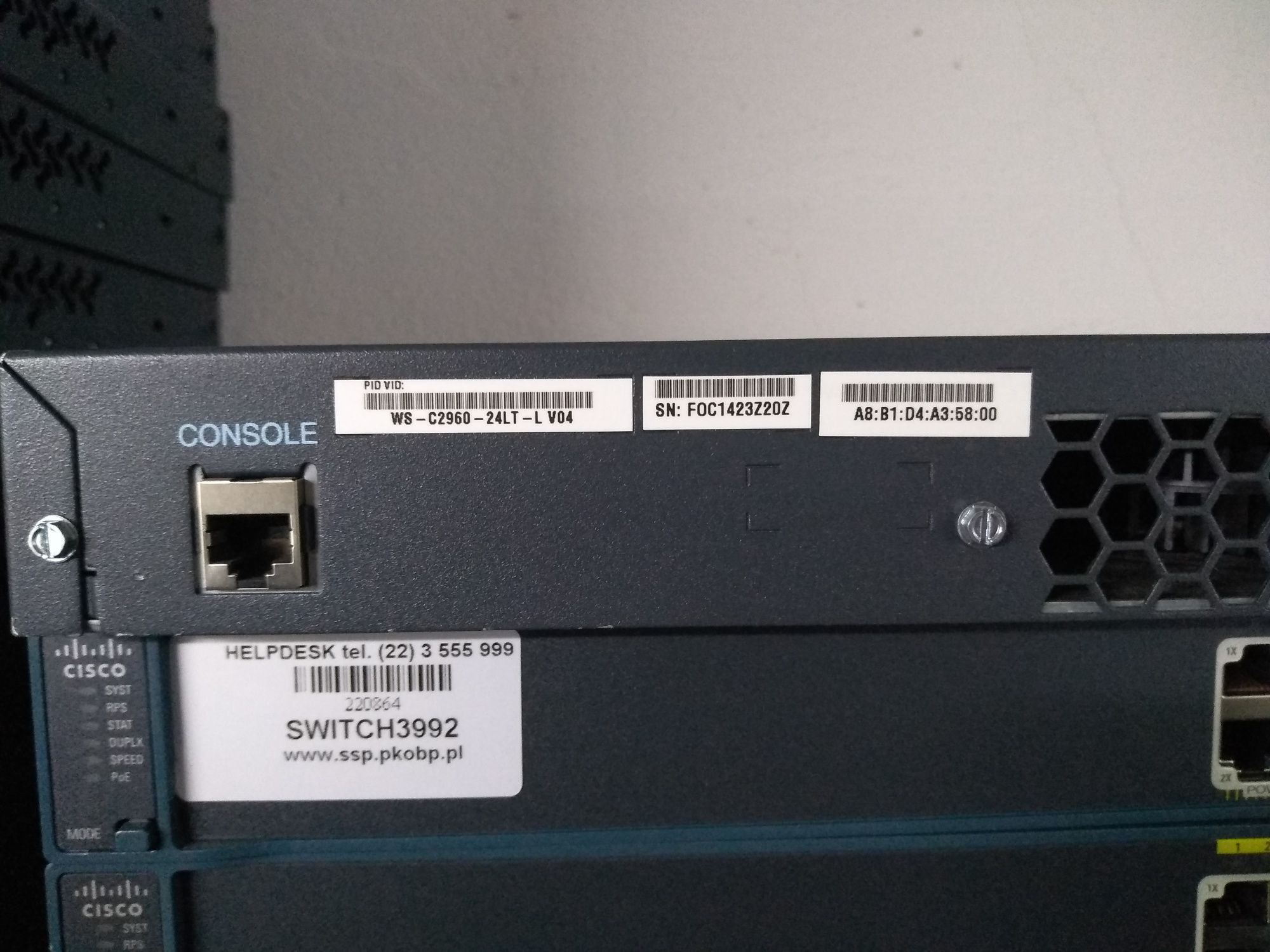 Комутатор Cisco Catalyst WS-C2960-24LT-L(8poe)