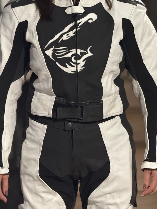 Strój motocyklowy sportowy skorzany skora damski rozmiar L