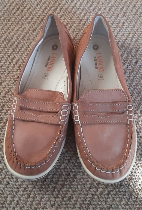 Półbuty Bartek dla chłopca, mokasyny na lato. R. 32, NIENOSZONE!