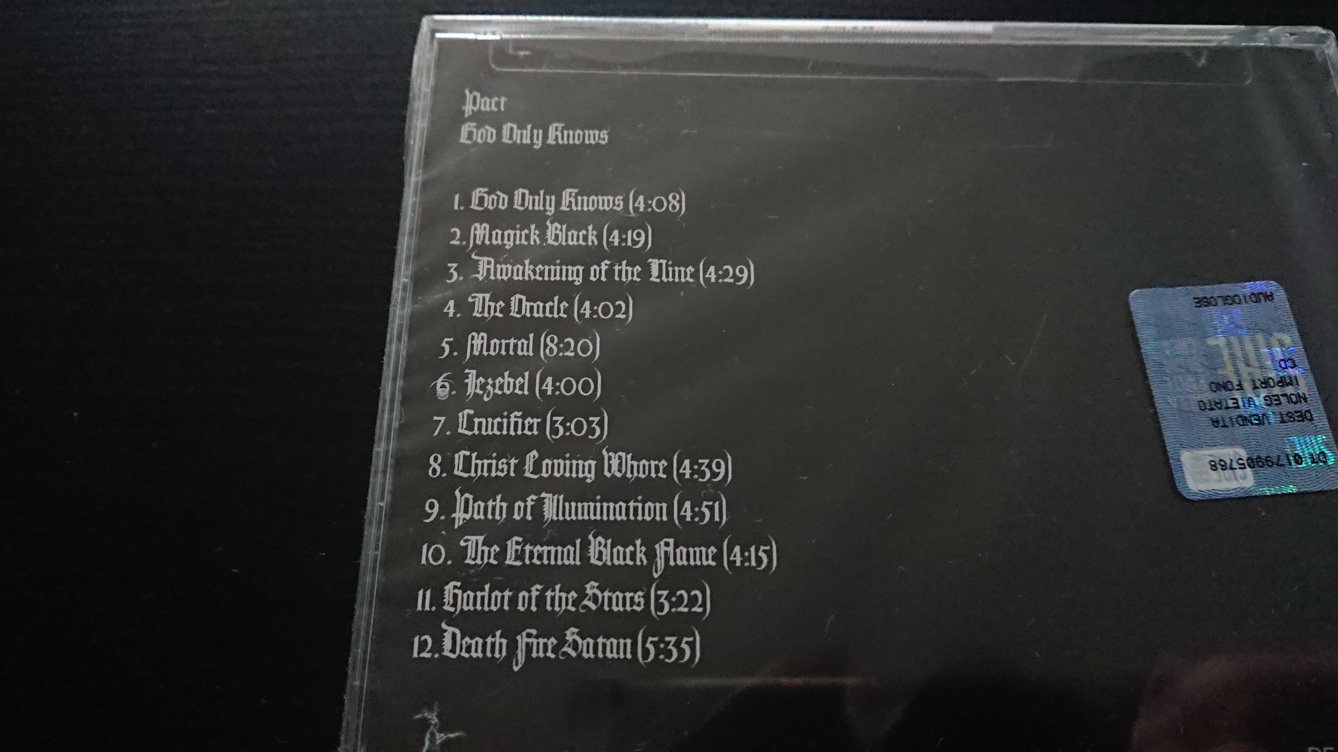 PACT God Only Knows USA CD *NOWA* Black Metal Folia Hologram 2022