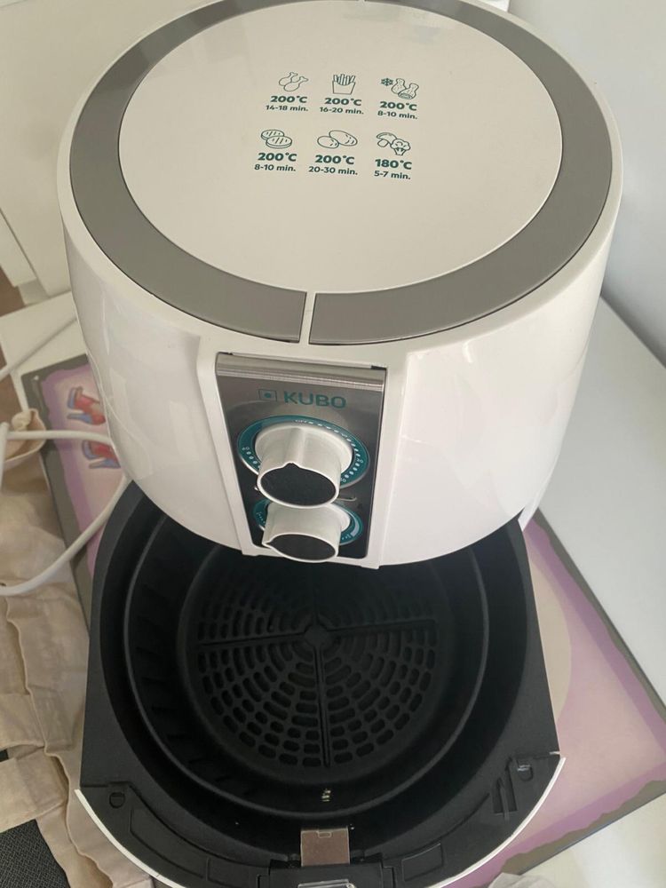 Fritadeira sem óleo KUBO KBAF2173 ( 2.5 L - branco)