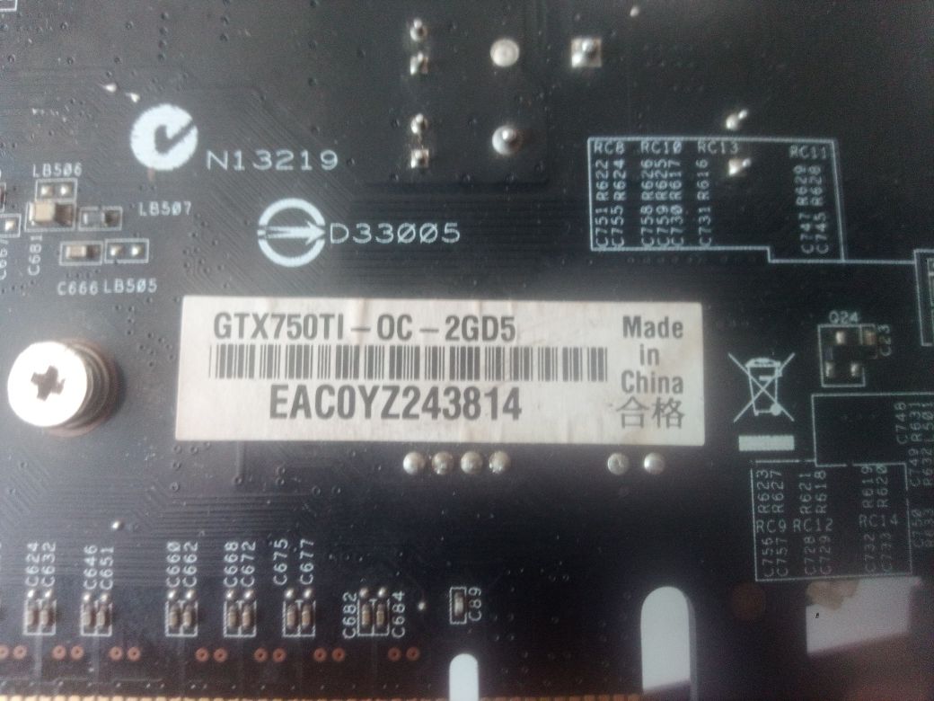 Karta graficzna Gforce GTX 750 Ti - gddr5 2GB Asus