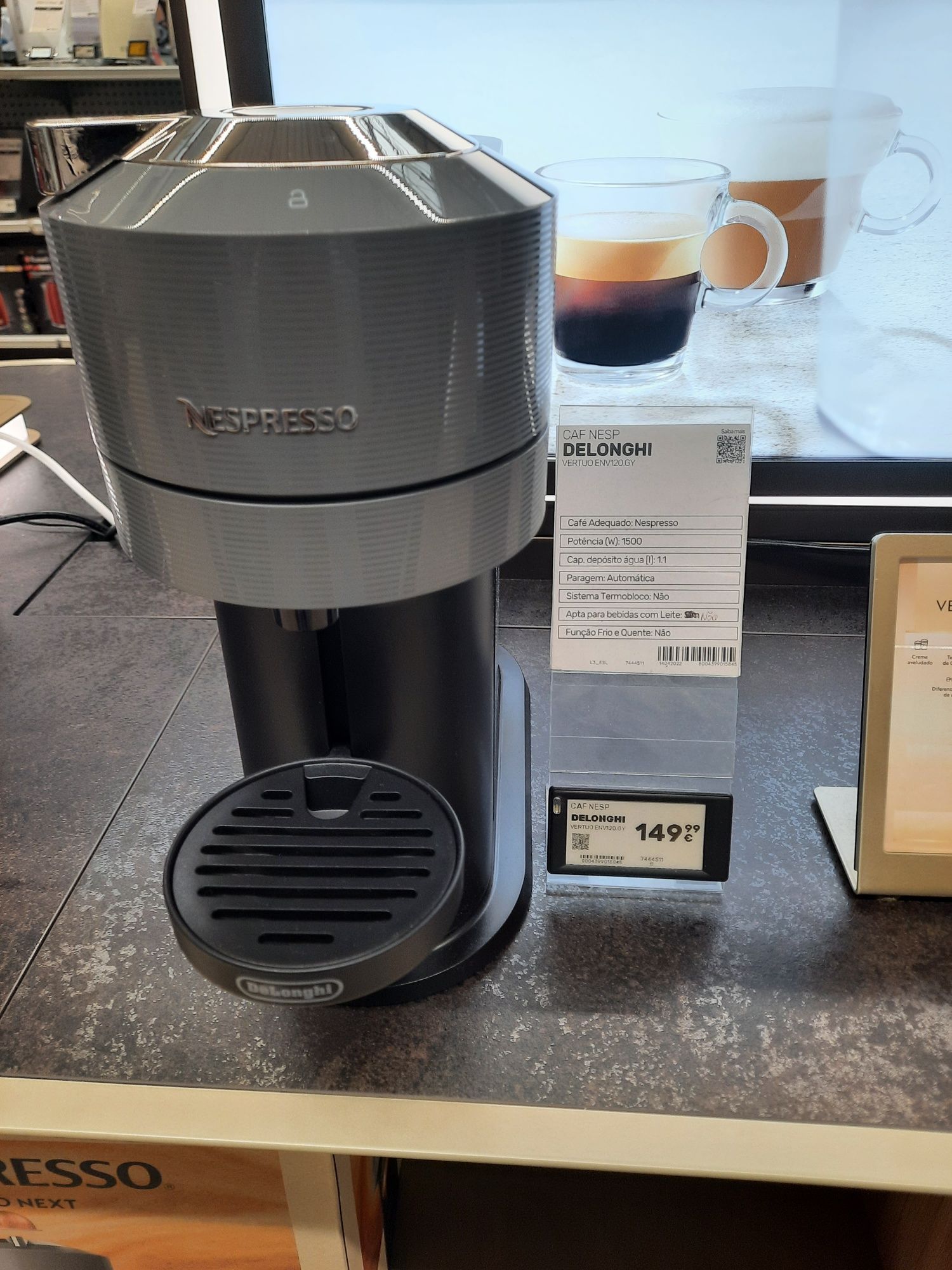 Maquina café Nespresso Vertuo PoP DeLonghi