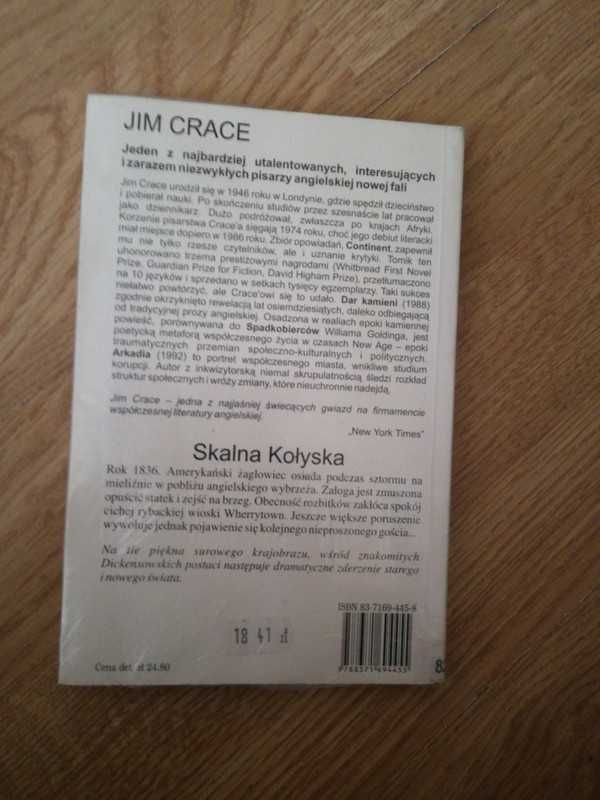 "Skalna kołyska" Jim Crace