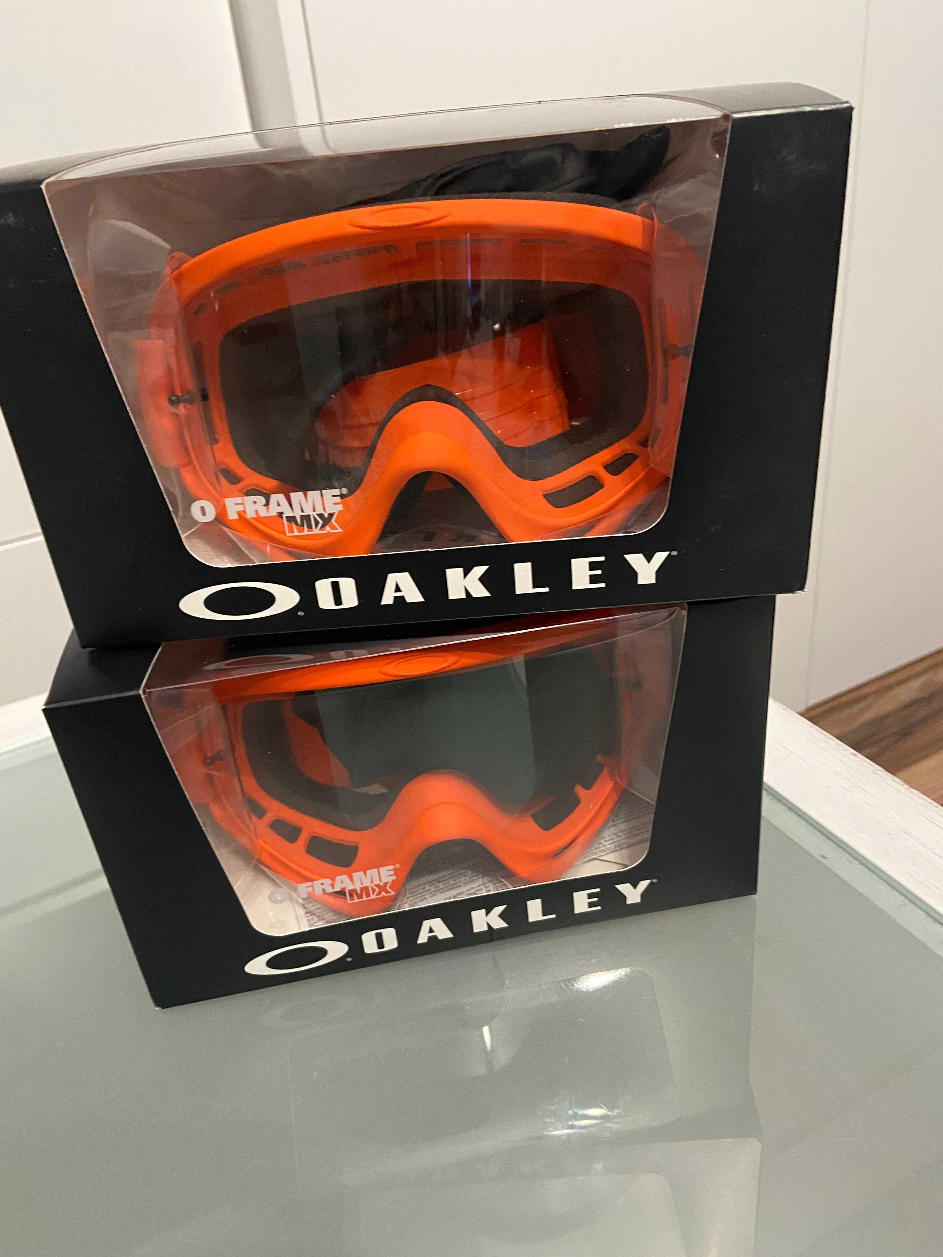 Gogle OAKLEY O Frame Orange MX (cross,quadn,enduro,mtb)