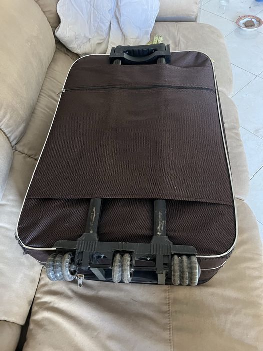 Чемодан коричневый валіза бу 1 шт