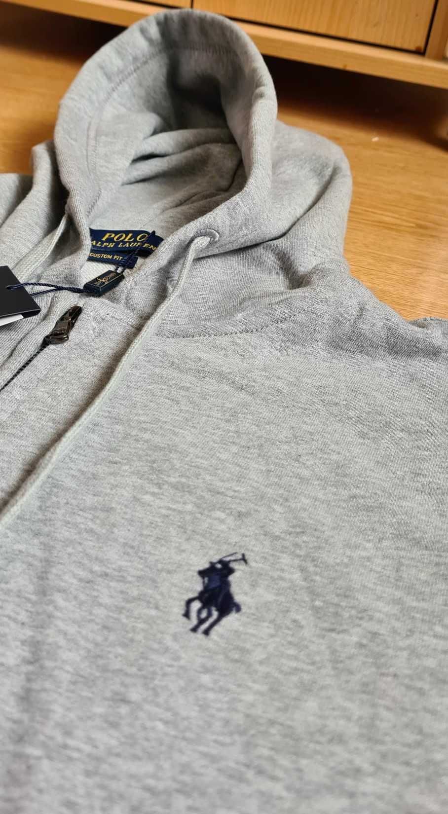 Hoodie com fecho Polo Ralph Lauren Cinzenta