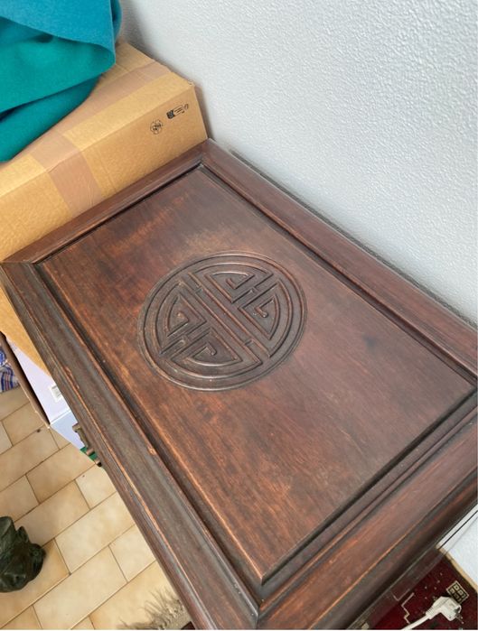 Armário faqueiro em madeira pau rosa