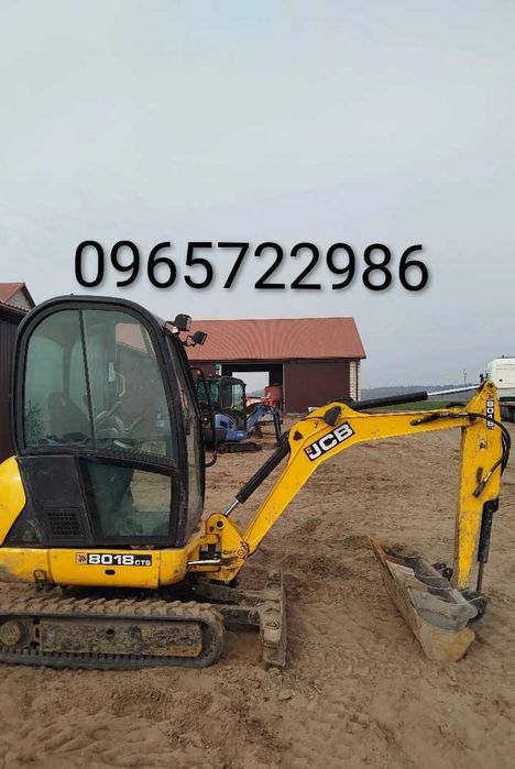 Надаємо послуги міні екскаватором jcb