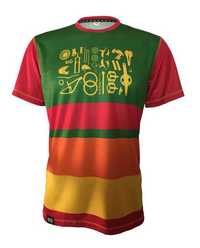 T-shirt rowerowy MTB męski TRU "RASTA"