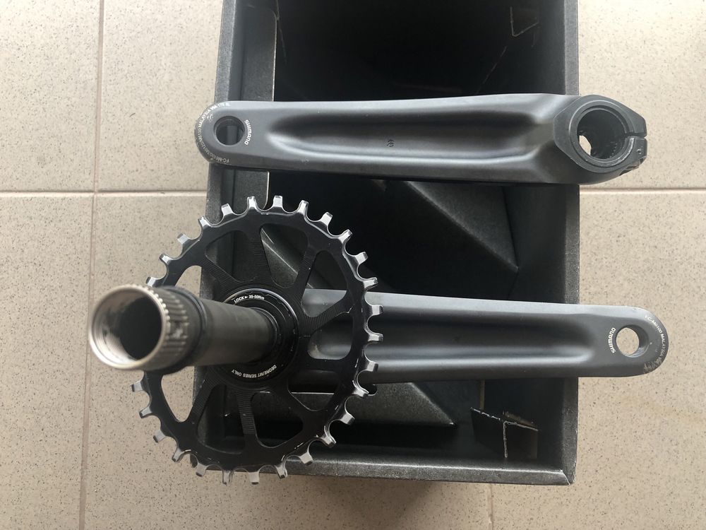 Napęd Shimano Deore M6100 1x12, zestaw, Banless