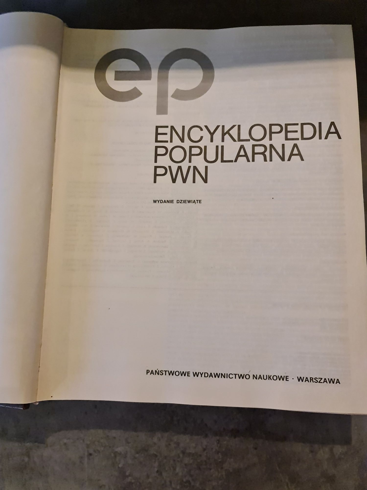 Encyklopedia Popularna PWN 1982 Warszawa