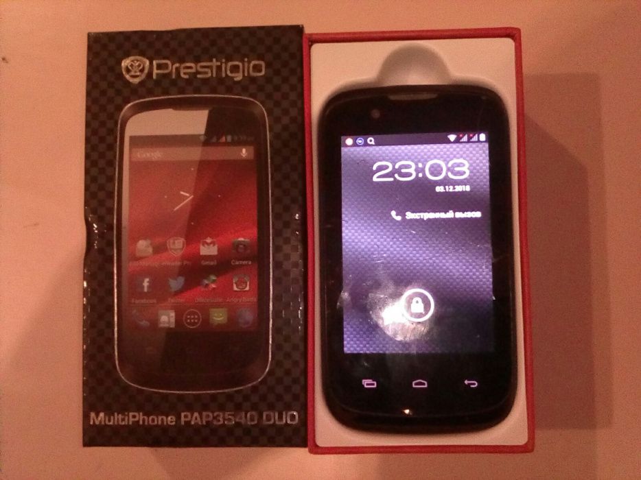 Prestigio MultiPhone 3540 DUO на 2 сим карты