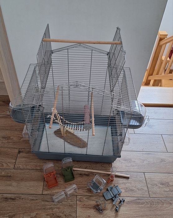 Duża klatka dla ptaków papug